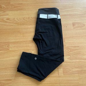 Lululemon Wunder Under Crop Reversible Leggings